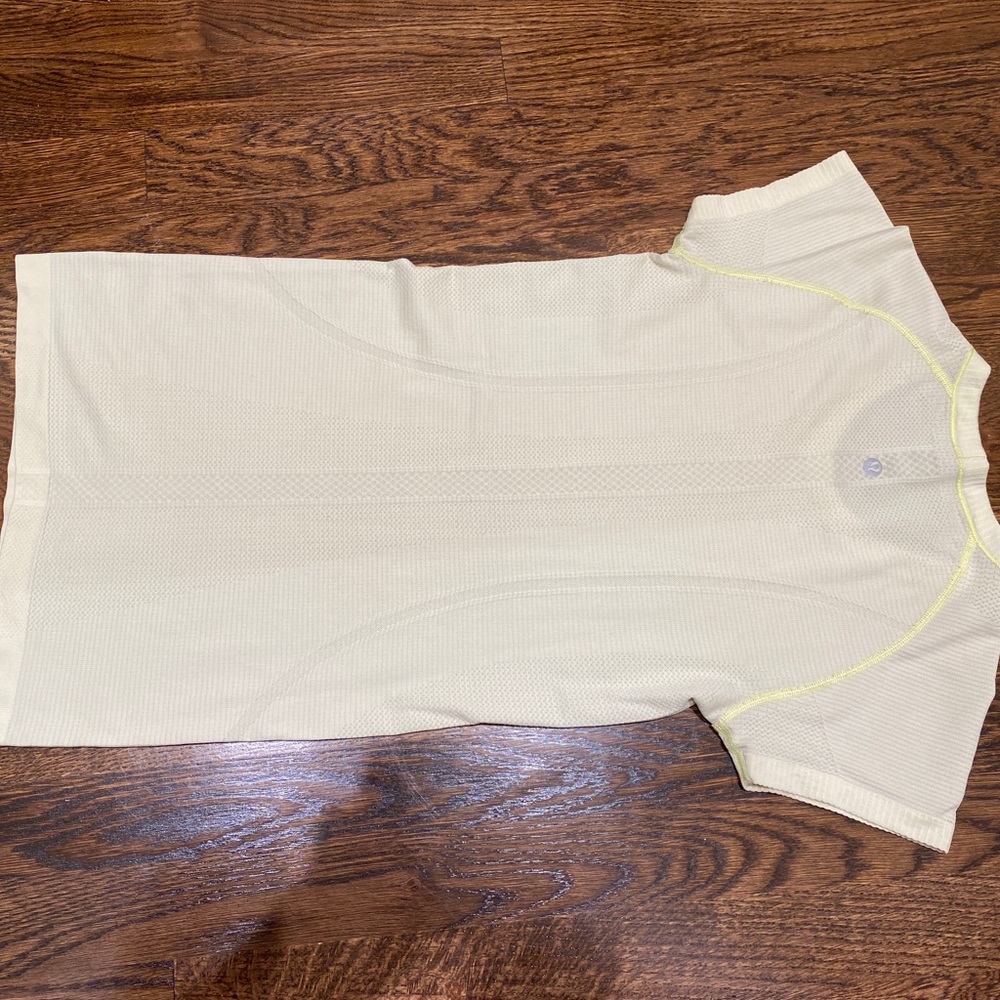 Lululemon yellow swiftly tech short sleeve